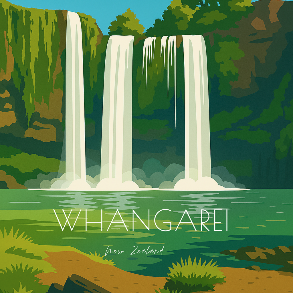 Travel Magnet - New Zealand North Island - 2.5x2.5