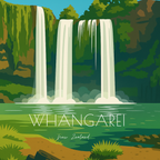 Travel Magnet - New Zealand North Island - 2.5x2.5