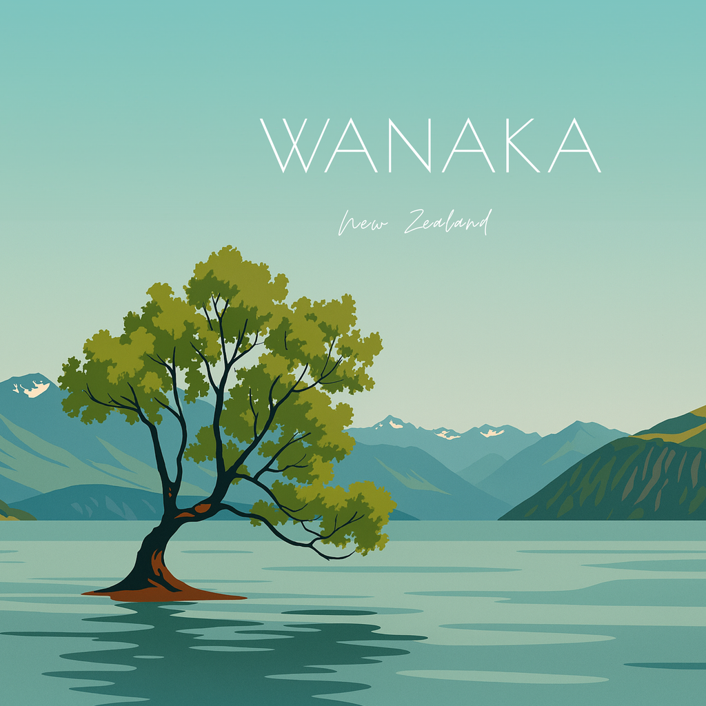 Travel Magnet - New Zealand South Island - 2.5x2.5