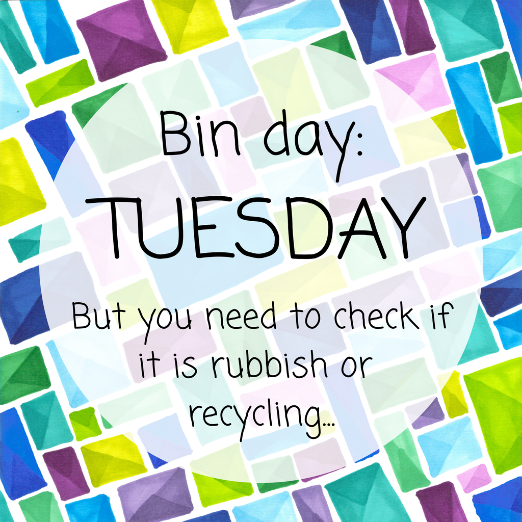 It's Bin Day - 2.5x2.5 Magnets