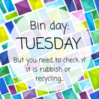It's Bin Day - 2.5x2.5 Magnets