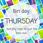 It's Bin Day - 2.5x2.5 Magnets