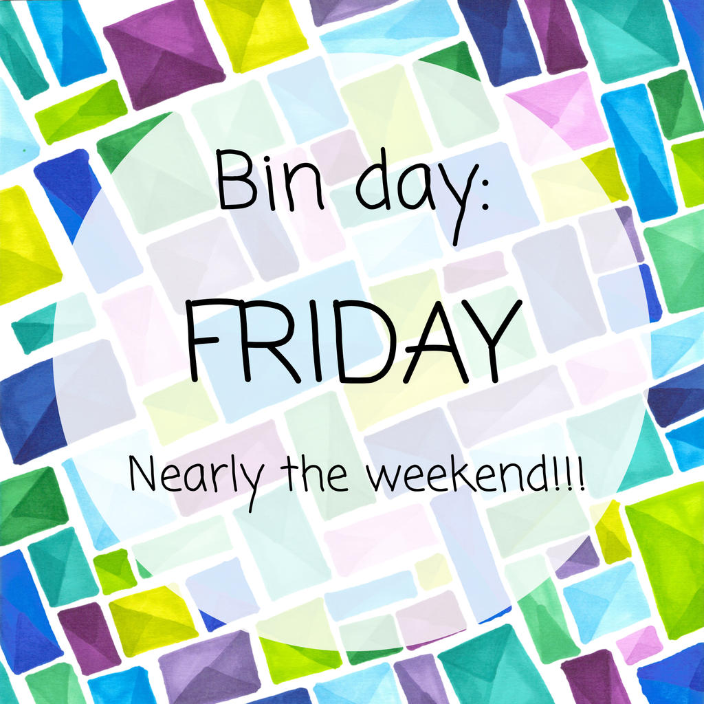It's Bin Day - 2.5x2.5 Magnets