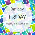 It's Bin Day - 2.5x2.5 Magnets