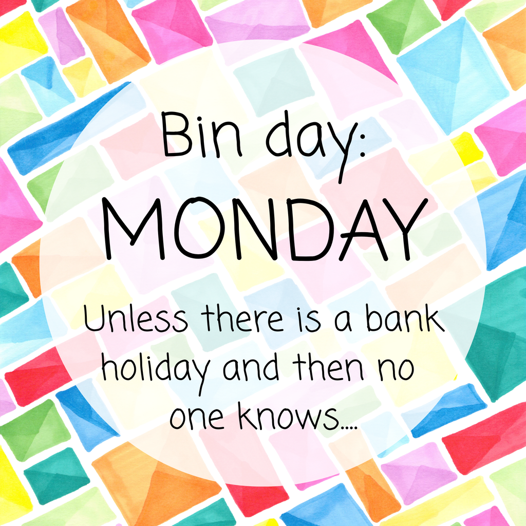 It's Bin Day - 2.5x2.5 Magnets