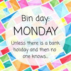 It's Bin Day - 2.5x2.5 Magnets