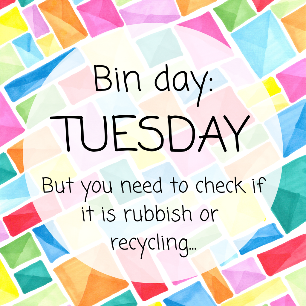 It's Bin Day - 2.5x2.5 Magnets