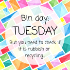 It's Bin Day - 2.5x2.5 Magnets