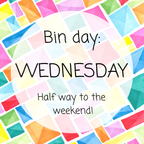 It's Bin Day - 2.5x2.5 Magnets