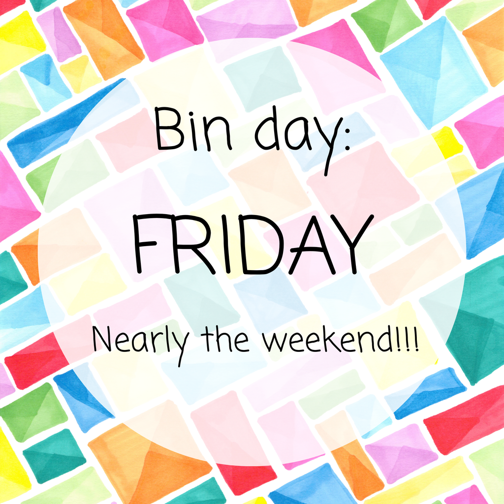 It's Bin Day - 2.5x2.5 Magnets