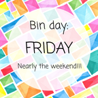 It's Bin Day - 2.5x2.5 Magnets