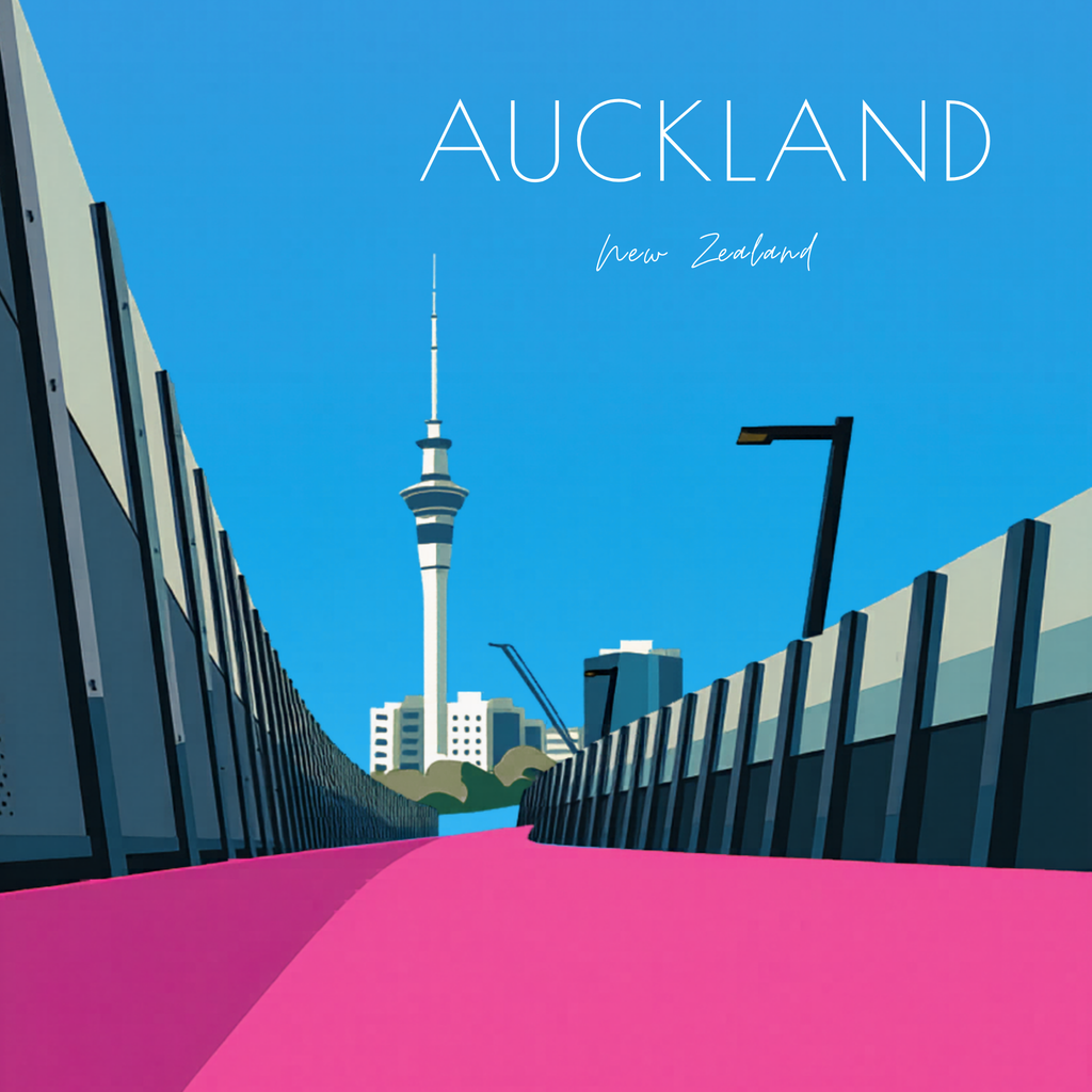 Travel Magnet - New Zealand North Island - 2.5x2.5