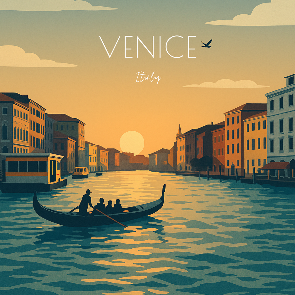 Travel Magnet -Italy Collection - 2.5x2.5