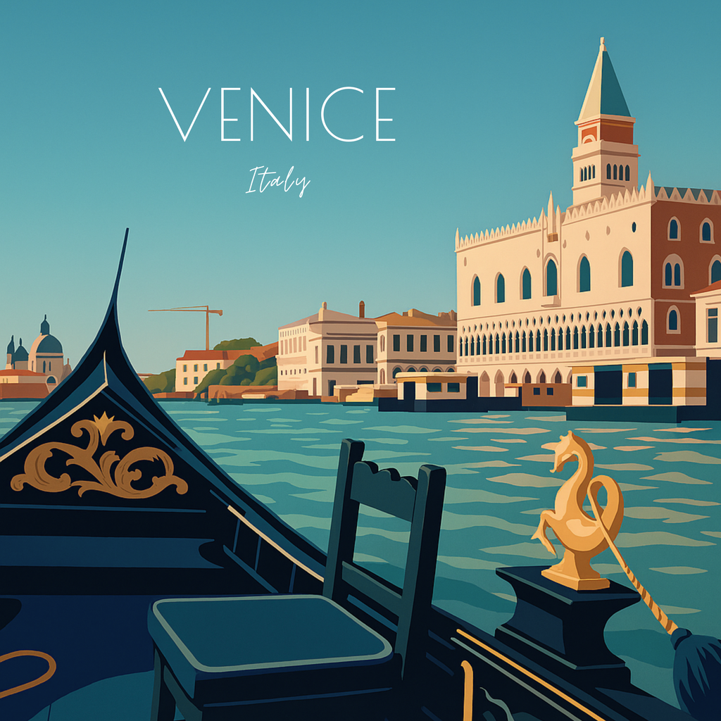 Travel Magnet -Italy Collection - 2.5x2.5