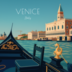 Travel Magnet -Italy Collection - 2.5x2.5