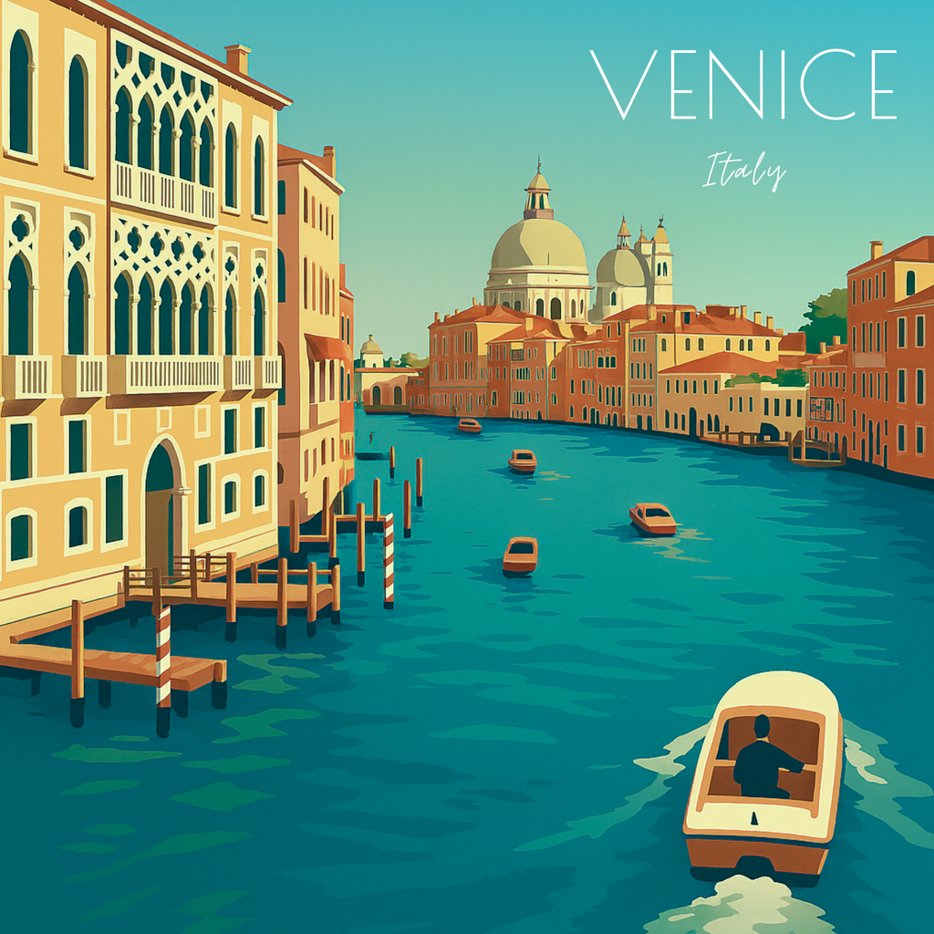 Travel Magnet -Italy Collection - 2.5x2.5