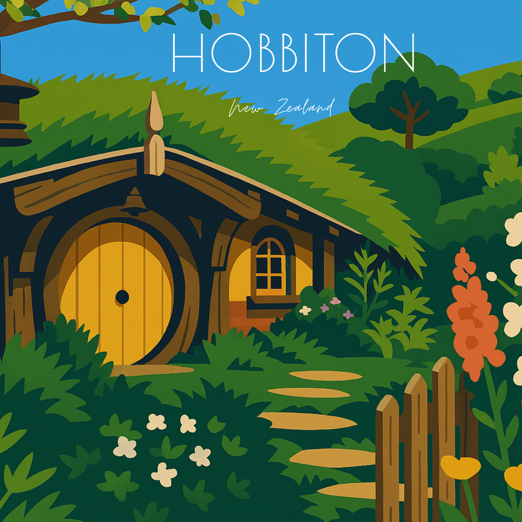 Travel Magnet - New Zealand North Island - 2.5x2.5