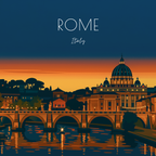 Travel Magnet -Italy Collection - 2.5x2.5