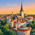 Travel Magnet - Estonia - 2.5x2.5