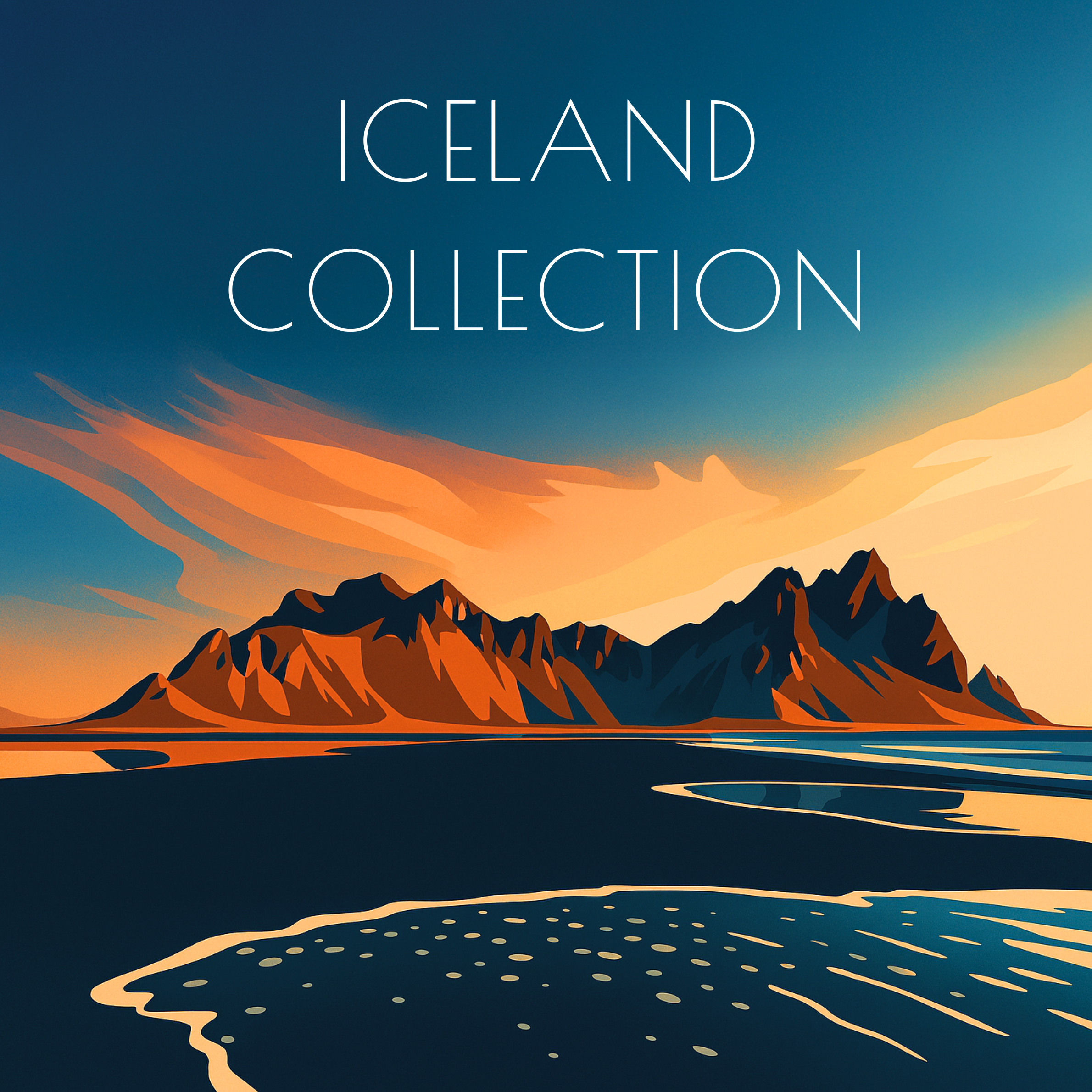 Travel Magnet - Iceland Collection - 2.5x2.5
