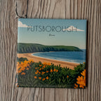 Travel Magnet - Putsborough, North Devon 2.5x2.5