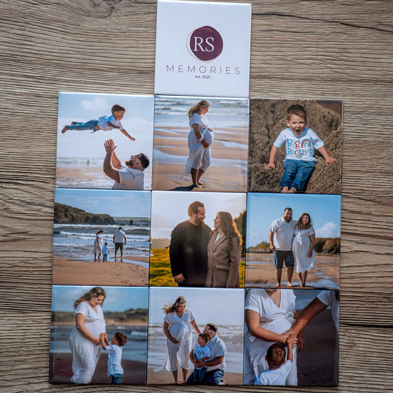 Personalised Magnets set of 9