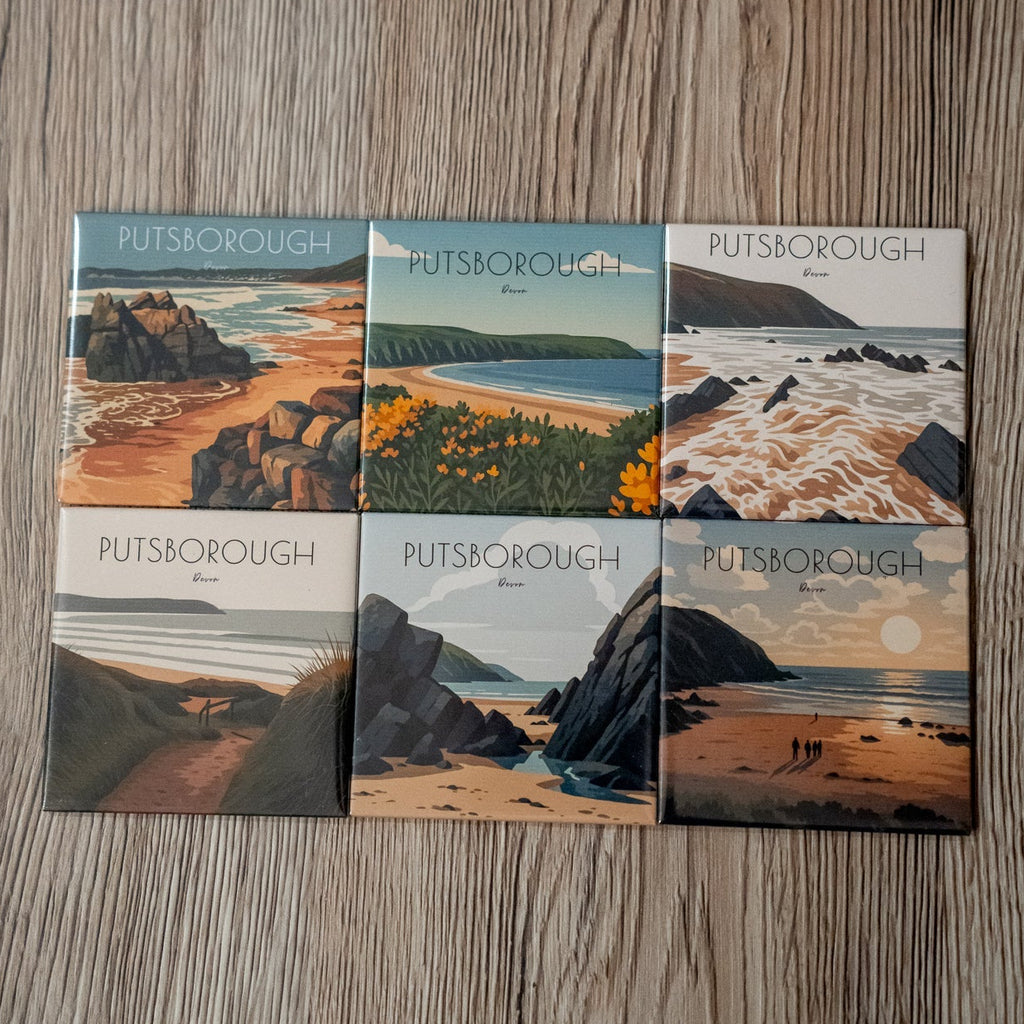 Devon travel magnets